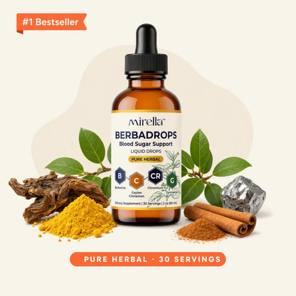 BerbaDrops hero — #1 Bestseller, pure herbal ingredients