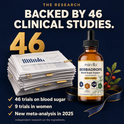 Berberine backed by 46 clinical studies on blood sugar and insulin sensitivity